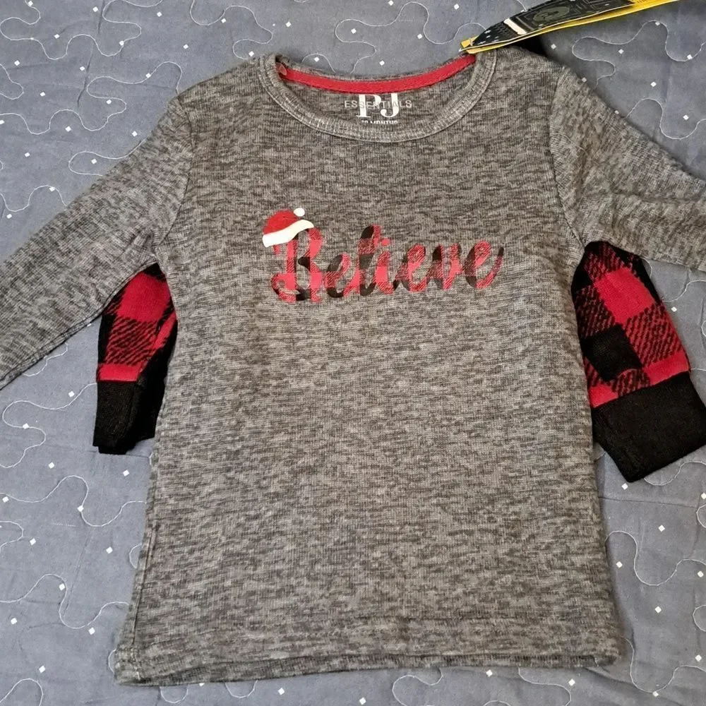 PJ Essentials Believe 2 piece pajamas size 18 Months